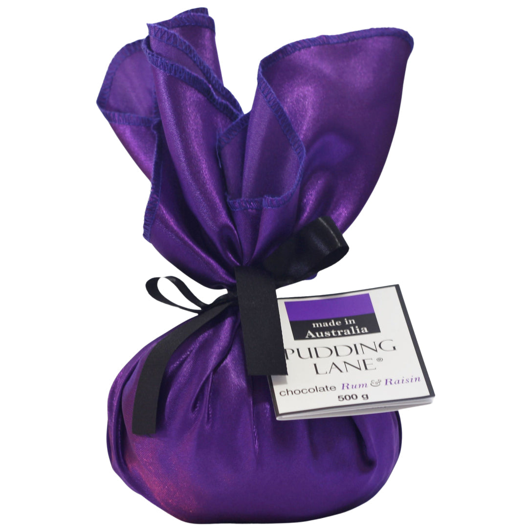 Chocolate Rum and Raisin Pudding